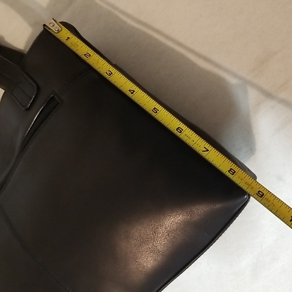 Naturalizer Black Leather Small Tote - Picture 9 of 10